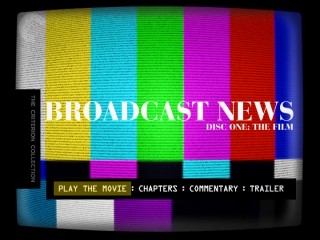 After an exciting montage of filtered news footage, Disc 1 settles on these test pattern color bars, which can't even be used for calibration, however that works.