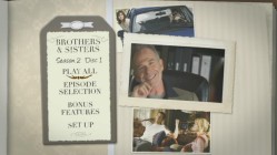 The animated main menu features a montage of scenes done in a photo album format, Saul being the prominent subject here on Disc 2.