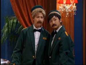 Ashley Tisdale and Brenda Song dabble in drag to get close to Jesse McCartney in an episode of "The Suite Life of Zack & Cody."