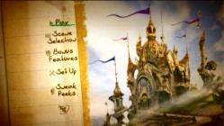 Like everything else chosen to represent the film, the Main Menu opts for fantasy elements.