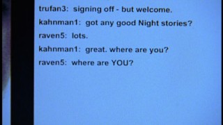Like any good documentary filmmaker, Kahn turns to an online chat room to get answers.