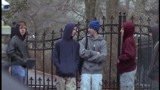The Shyamalan groupies hang out at the 'connected' director's gate.
