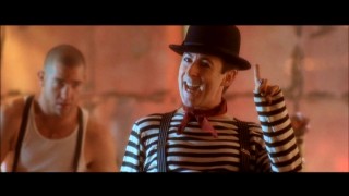 Alan Cumming's doorman Alexis gets his only chance to sing in the Burlesque Jukebox's deleted song "That's Life."