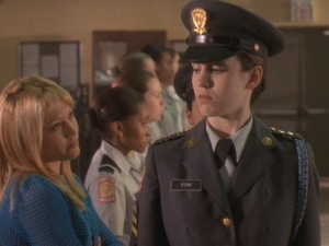But things will change when she transfers to a military academy and must answer to the unrelenting Cadet Captain Jennifer Stone (Christy Carlson Romano of "Even Stevens").