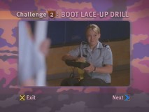 The Boot Lace-Up Drill is one of ten challenges that makeup Cadet Captain Stone's Drill Team Challenge.