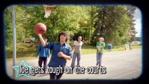 Look out, Barkley and Rodman -- Joe Jonas shows you what "tough on the courts" really is in the Camp Memories photo slideshow.