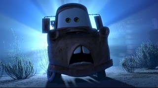 Prankster Mater is mighty afeard of the fabled Ghostlight in "Mater and the Ghostlight."