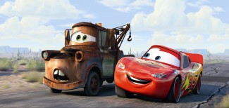A still from the upcoming Disney/Pixar film "Cars", coming to theaters November 2005.