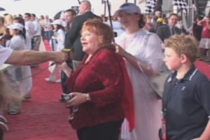 A veteran of John Hughes films, "Cars" marks the second time that Edie McClurg has lent her voice to a John Lasseter film.