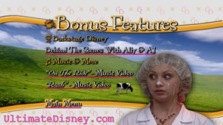 "Cow Belles" Bonus Features Menu