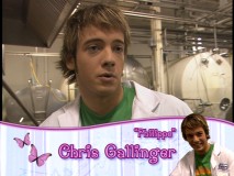 Chris Gallinger, who has a minor role as a love interest, talks about the exuberance of Aly & AJ in the behind-the-scenes featurette.