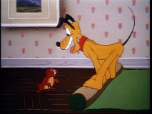 The gopher and Pluto square off in "Pluto and the Gopher."