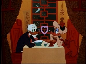 Donald and Daisy share a heart-to-heart soulgaze.