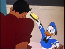 With his regular voice, Donald is anything but an ace brush vendor.