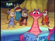 All that dinosaur does is eat and read!