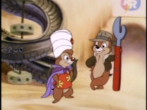 Chip and Dale wage something of a prank-off in "One-Upsman-Chip."