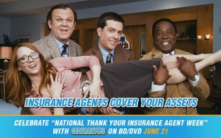 Celebrate National Thank Your Insurance Agent Week with Cedar Rapids, now on BD and DVD