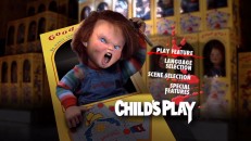 Chucky strikes a killer pose for the static main menu of his 20th Birthday Edition DVD.