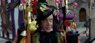 He may be waving lots of pretty flowers and candy about, but is the Child Catcher (Robert Helpmann) really someone you would trust with your kid?