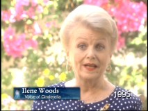 Ilene Woods happily reflects on voicing the title character of "Cinderella", but although she has helped promote this DVD, her only interview footage comes from 1995.