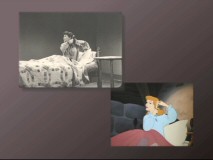 That's not a storyboard, but one of several live action reference stills in the Storyboard-to-Film Comparison of this opening scene.