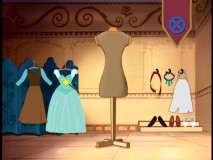 Cinderella's Enchanted Castle asks viewers what Cinderella should wear to the ball. What a nice creative activity for the kids. Oh wait, I'm being told you have to pick what's shown in the movie. Never mind.