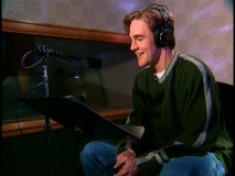 James Van Der Beek, just beginning his run on the WB drama "Dawson's Creek" voices Pazu in "Behind the Microphone."
