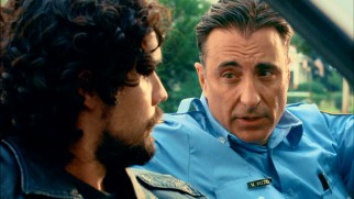 Vince Rizzo (Andy Garcia) lays down some ground rules for his new houseguest, his illegitimate son Tony (Steven Strait).