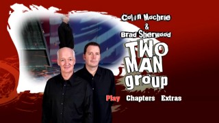 The DVD's main menu doesn't always supply a clear view of the concert, but it does clearly indicate the degree of comedy found within.