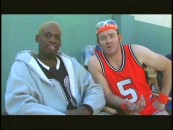 Castmates and kindred fortysomethings Dennis Rodman and Dennis Koechner share a short chat in "A Laugh Of Their Own."