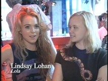Lindsay Lohan and Alison Pill in "Confessions from the Set"