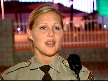 Travis County, Texas deputy Belinda Magnum-Lorenz is among the ten police officers who reminisce over their show appearances in "Cops on COPS."