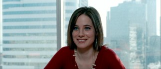 At a meeting for their divorce proceedings, Robert's soon-to-be ex-wife Nickie Grace (Caroline Dhavernas) cracks mean jokes with some seeming earnestness behind them.