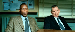 Detectives Anderson (Arnold Pinnock) and Lippenholtz (Bruce McFee) skip good cop, bad cop in favor of talkative black cop, quiet white cop.