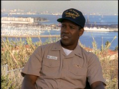 Denzel Washington discusses his character in the disc's making-of featurette.