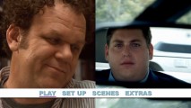 A smiling John C. Reilly and a discomforting rearview John A. Hill share the screen on the DVD's main menu.