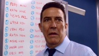 A list of license plate numbers seems to distress Detective Chief Superintendent James Langton (Ciaran Hinds).