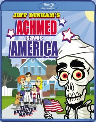 Jeff Dunham's Achmed Saves America (2014) Blu-ray Disc cover art -- click to buy from Amazon.com