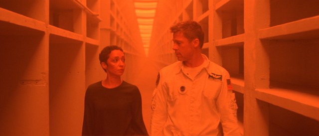 Helen Lantos (Ruth Negga) goes out on a limb to help Roy (Brad Pitt) on his daunting mission in James Gray's "Ad Astra."
