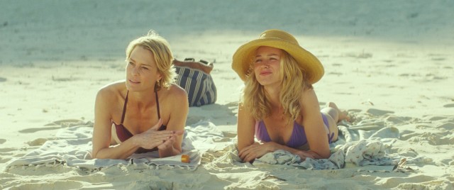 Roz (Robin Wright) and Lil (Naomi Watts) are a little too pleased by how their sons have grown up.