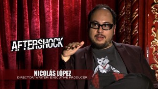 Nicols Lpez discusses working with Eli Roth in "The Making of 'Aftershock.'"