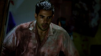Filmmaker Eli Roth takes his most substantial acting role to date as Gringo, the American lead of "Aftershock."