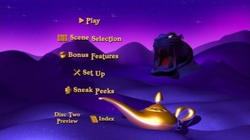Aladdin DVD Main Menu -- click for larger view