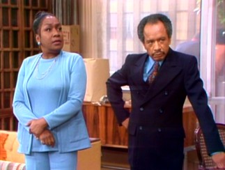 The Jeffersons (Isabel Sanford and Sherman Hemsley) move on up to the East Side in the "All in the Family" episode that served as their pilot.