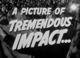 "All the King's Men" is billed a picture of tremendous impact in its theatrical trailer, the only video bonus of its Blu-ray Disc.