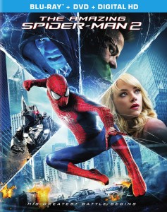 The Amazing Spider-Man 2: Blu-ray + DVD + Digital HD combo pack cover art