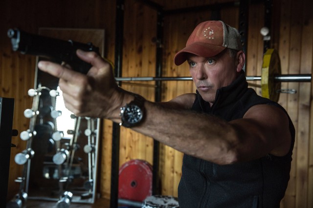 Michael Keaton plays Stan Hurley, the CIA warrior who trains and mentors Mitch Rapp in "American Assassin."