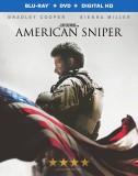 American Sniper: Blu-ray + DVD + Digital HD combo pack cover art