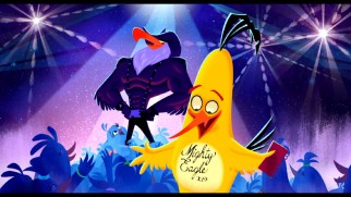 Mighty Eagle is a rock star and Chuck is a starstruck fan in this deleted scene.