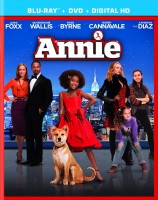 Annie (2014) Blu-ray + DVD + Digital HD combo pack cover art -- click to buy from Amazon.com